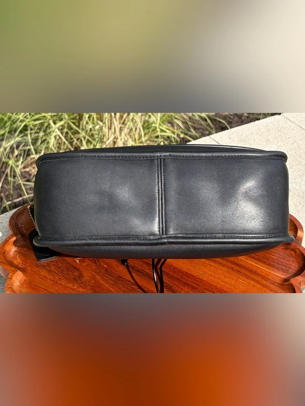 Vintage COACH City Bag Black Leather style 9790 EUC